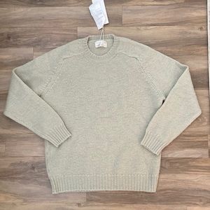 Zara origins men’s crew neck sweater 100% wool.